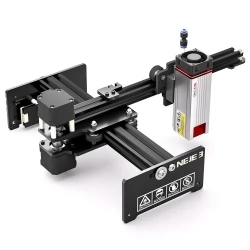 NEJE 3 E40 11W Laser Engraver Cutter, Max Afdruksnelheid 400mm/s, Verticaal Graveren, App Besturing, 170x170mm