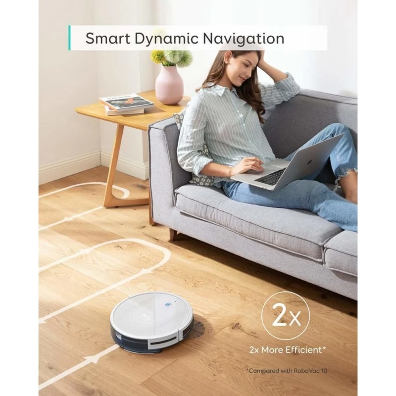 eufy G10 Hybrid Robot Vacuum Cleaner, 2000Pa Suction, Smart