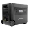 LANPWR Tragbare PowerStation, 2160 Wh LifePo4 Solargenerator, 2500 W AC-Ausgang, 15 W kabelloses Laden, 14 Ausgänge