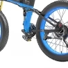 BEZIOR X-PLUS Elektro-Mountainbike, 1500W Motor, 48V 17.5Ah Akku, 26*4.0 Reifen, 40 km/h Höchstgeschwindigkeit -Blau