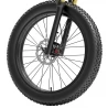 BEZIOR X-PLUS Mountain Electric Bike, 1500W Motor, 48V 17.5Ah Battery, 26*4.0 Tire, 40 km/h Max Speed -Black