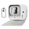 Furbulous Automatic Cat Litter Box mit App Anbindung, 60L große Box für mehrere Katzen mit Geruchsentfernung Deodorant - Weiß