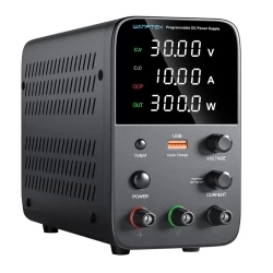 Wanptek WPS3010 Programmable Regulated DC Power Supply, 30V10A, Encoder Adjustment, USB Fast Charge