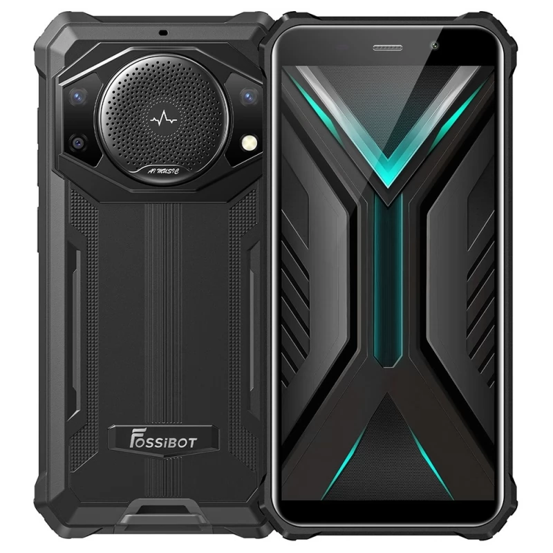 FOSSiBOT F101 Rugged Smartphone, 4GB 64GB, AI Triple Camera, 123dB