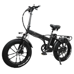 CMACEWHEEL GW20 elektrische fiets met mand vooraan, 20*4.0 Inch CST-band, 750W motor, 40 km/u, 17Ah batterij