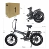 CMACEWHEEL GW20 Electric Bike with Front Basket, 20*4.0 Inch CST Tire, 750W Motor, 40km/h, 17Ah Battery