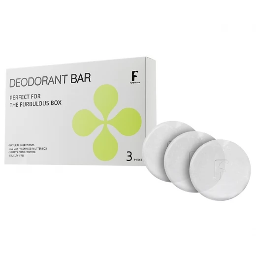 

Furbulous Deodorant Bar for Odor Removal - 3 Pieces, Natural Ingredients for Furbulous Cat Litter