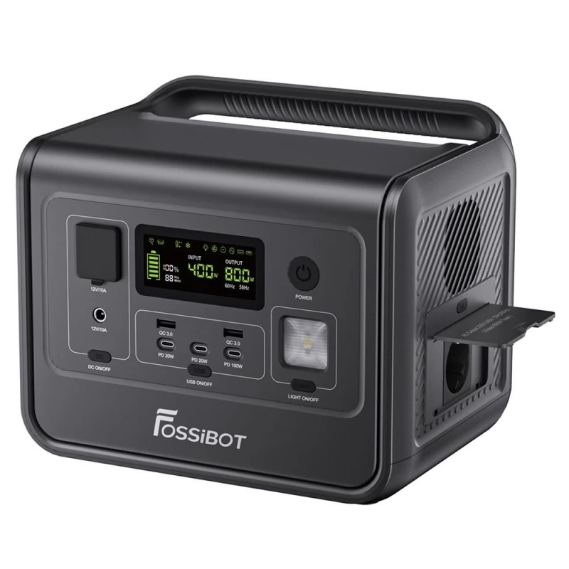 ✨新品❗️✨FOSSIBOT F800 ポータブル電源ステーション FOSSiBOT F800 Portable Power Station, 512Wh LiFePO4 Solar