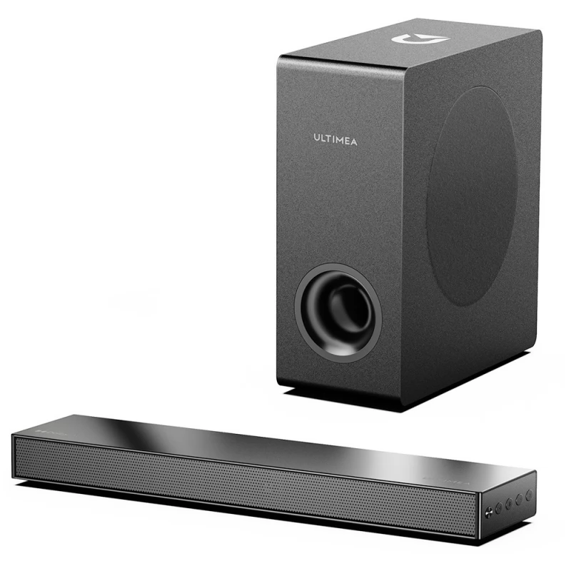 Ultimea Nova S50 Soundbar 3 Speakers 3D Surround Sound, 2.1
