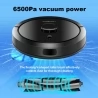 Liectroux G7 Robot Vacuum Cleaner, 6500Pa Suction, Laser Navigation, 5200mAh Battery, Run 180mins - Black, EU Plug