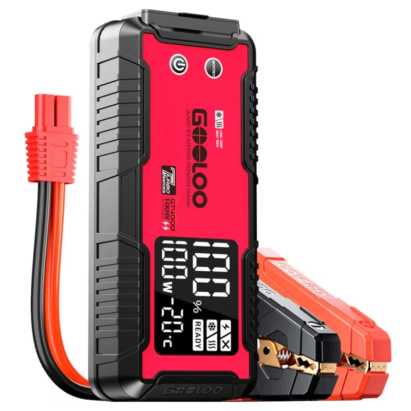 Gooloo 3000a Auto Starthilfe 16000mah Power Bank tragbares Ladegerät  Booster 12V Auto Start gerät Notfall Batterie Starter