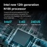  N100 Mini PC Intel 12th Gen Alder Lake N100, 16GB DDR5 512GB SSD, Windows 11 Pro, WiFi 5 1000M LAN - EU