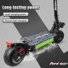 ARWIBON Q06 Pro 11 inch Off-road banden elektrische scooter, 2800W dubbele motor, 75 km / h Max snelheid, 27Ah batterij