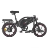 DYU D16 16 Inch Tire Foldable Electric Bike, 250W Brushless Motor, 36V 10AH Battery, 25km/h Max speed