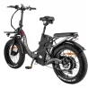 Fafrees F20 X-Max 20*4.0 inch Fat Tire Foldable Electric Bike, 750W Motor, 30Ah Battery, Max Speed 25km/h - Grey