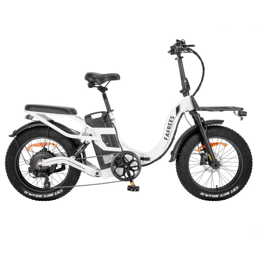 

Fafrees F20 X-Max 20*4.0 inch Fat Tire Foldable Electric Bike, 750W Motor, 30Ah Battery, Max Speed 25km/h - White