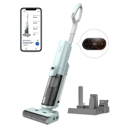 Proscenic WashVac F20 Cordless Wet Dry Vacuum Cleaner, Self-Cleaning, 15KPa Suction, 1L Water Tank, 45Mins Runtime