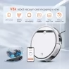 ILIFE V3X Robot Vacuum Cleaner, 2 in 1 Vacuum and Mopping, 3000Pa Suction, 300ml Dustbin, 120min Runtime