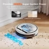 ILIFE V3X Robot Vacuum Cleaner, 2 in 1 Vacuum and Mopping, 3000Pa Suction, 300ml Dustbin, 120min Runtime