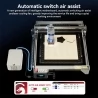 ATOMSTACK S40 PRO Lasergravurschneider mit F30 Pro Air Assist Kit, 48 W Laserleistung, fester Fokus, 400 x 400 mm
