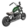 Hyper GOGO Challenger 12 Electric Motorcycle for Kids, 12in Tires, 160W Motor, 21.9V 5.2Ah Battery - Green