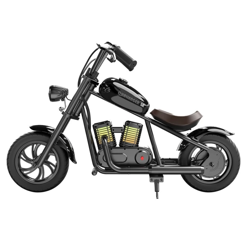 Hyper GOGO Challenger 12 Plus Electric Motorcycle for Kids, 12 x 3