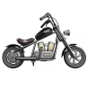 Hyper GOGO Challenger 12 Plus Elektrische Motorfiets voor Kinderen, 12 x 3" Banden, 160W, 5.2Ah, Luidspreker - Zwart