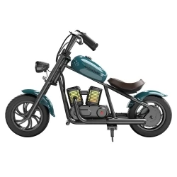 Hyper GOGO Challenger 12 Plus Elektro-Motorrad für Kinder, 12 x 3" Reifen, 160W, 5.2Ah, Lautsprecher - Blau