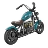 Hyper GOGO Challenger 12 Plus Elektrische Motorfiets voor Kinderen, 12 x 3" Banden, 160W, 5.2Ah, Luidspreker - Blauw