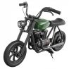 HYPER GOGO Pioneer 12 Electric Chopper Motorcycle for Kids, 21.9V 5.2Ah 160W, 12'x3' Tires, 12KM - Green