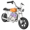 HYPER GOGO Pioneer 12 Plus with App Electric Motorcycle for Kids, 5.2Ah 160W with 12'x3' Tires, 12KM Top Range - Orange