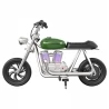HYPER GOGO Pioneer 12 Plus with App Electric Motorcycle for Kids, 5.2Ah 160W with 12'x3' Tires, 12KM Top Range - Green