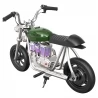 HYPER GOGO Pioneer 12 Plus mit App Elektro-Motorrad für Kinder, 5.2Ah 160W mit 12'x3' Reifen, 12KM Reichweite - Grün