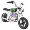 HYPER GOGO Pioneer 12 Plus met App Elektrische Motorfiets voor Kinderen, 5.2Ah 160W met 12'x3' Banden, 12KM Topbereik - Groen