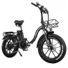 CMACEWHEEL Y20 Opvouwbare Step-Thru elektrische fiets, 20*4.0-inch dikke band, 750W motor, 48V 15Ah accu