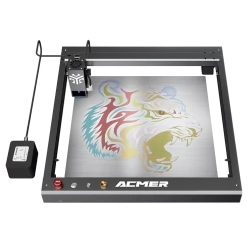 ACMER P2 33W Laser Cutter, 30000mm/min, Ultra-silent Auto Air Assist, iOS Android App Control, 420*400mm
