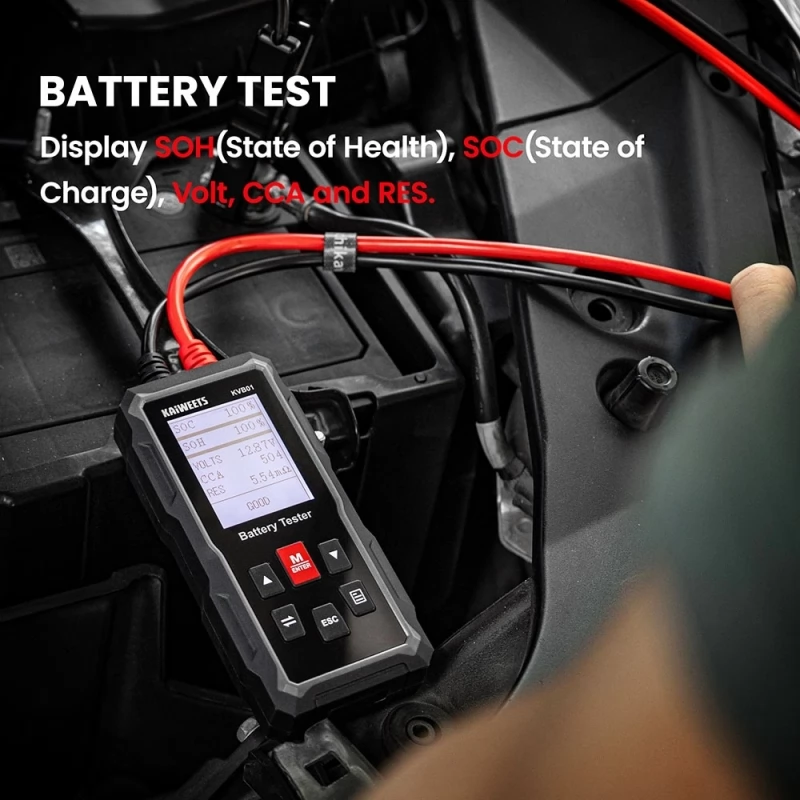 12v24v Tragbare Professionelle Auto Batterie Tester Cca Digital Batterie  Analysator Messung Diagnose Werkzeug Für Blei-säure Batterie – die besten  Artikel im Online-Shop Joom Geek