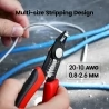 KAIWEETS KWS-102 2 in 1 Wire Cutters, 6-inch Flush Pliers Wire Stripping Cable Tool with TPR Handle