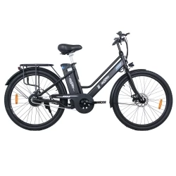 ONESPORT OT18 Electric Bike, 26*2.35 inch Tires, 350W Motor, 36V 14.4Ah Battery, 25km/h Max Speed - Black