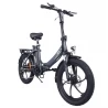 ONESPORT OT16 20*3.0 inch banden elektrische fiets, 350W motor, 48V 15Ah accu, 25km/h max snelheid, schijfremmen - Grijs