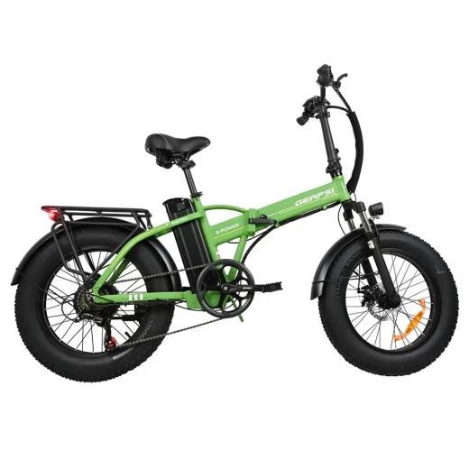 

BAOLUJIE DZ2001 Foldable Electric Bike, 12Ah Battery, 500W Motor, 20*4.0inch Tires, 45km/h Max Speed - Green