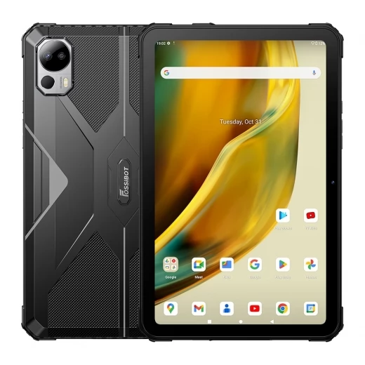 FOSSiBOT DT1 Lite 10,4 Zoll Rugged Tablet, MT8788 Octa-Core 2,0 GHz, Android 13.0, 2K FHD Display - Schwarz