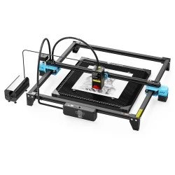 TWO TREES TTS-20 Pro 20W Laser Engraver Cutter with Air Assist Kit, Laser Bed, 0.08*0.08mm, 418x418mm
