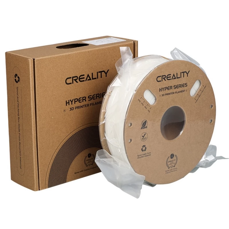 Creality Hyper PLA 3D Printing Filament 1.75mm 1KG White