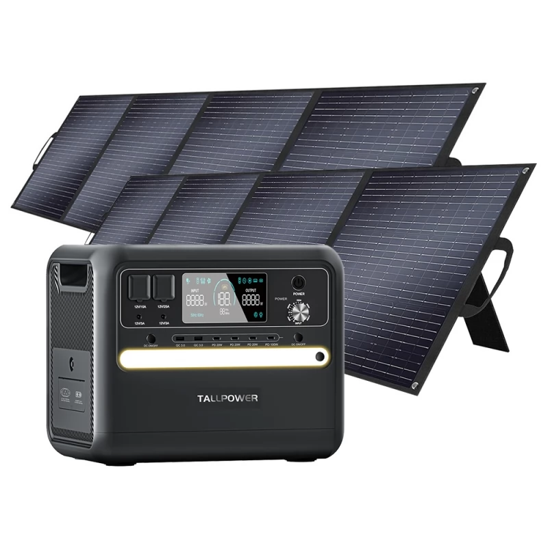 TALLPOWER V2400 + 2 TALLPOWER TP200 200W Solarpanel-Kit - GEEKMAXI.COM