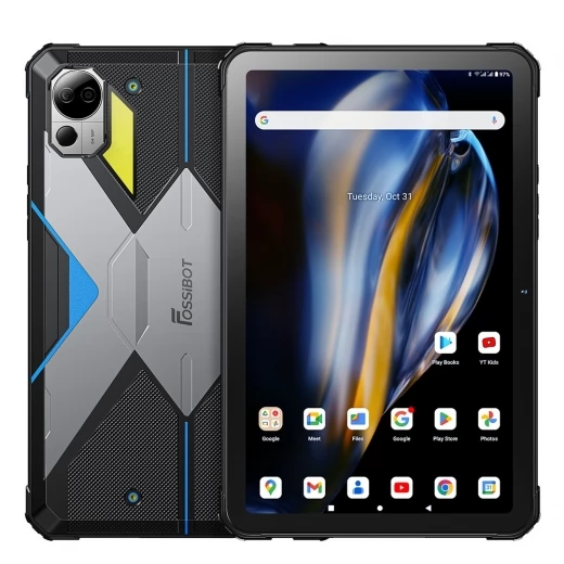 FOSSiBOT DT2 Rugged Tablet, Android 13.0, 10,4 Zoll 2K IPS Touchscreen, MT8781 Octa Core 2,0 GHz, 12 GB 256 GB - Blau