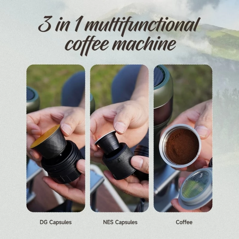 HiBREW Portable Coffee Machine DC12V. Manual. Review.