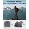 Bigblue SolarPowa 100 100W Foldable Solar Panel with Kickstands, 23.5% Energy Conversion Rate, IP65 Waterproof