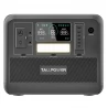 TALLPOWER V2000 draagbare energiecentrale, 1536Wh LiFePo4 zonnegenerator, 2000W AC uitgang - Grijs