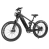 Vitilan T7 Mountain elektrische fiets, 26*4.0-inch CST dikke banden, 750W Bafang motor, 48V 20Ah accu - Zwart